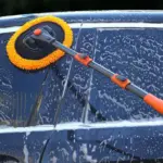 Adjustable Telescoping Car Wash Brush with Chenille Mop Head 4 68067 8e52f1