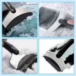 2Pcs Tesla Car Snow Remover & Ice Scraper Set 5 68178 ac3555