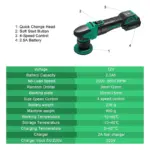 Tesla Cordless Car Polisher Kit 7 68262 78957a