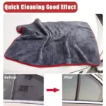 1200GSM Microfiber Car Detailing Towel for Drying, Cleaning & Polishing - 36" x 24" for Tesla 7 68444 198648
