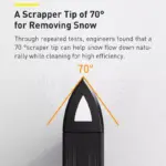 Durable Ice Scraper for Tesla Windshield - Effortless Snow & Ice Removal 5 68470 1a4d33