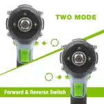 20V Cordless Impact Wrench 1/2-inch 300N.M Max Torque for Tesla with Fast Charger 5 69026 d5305a