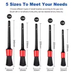 5Pcs Car Cleaning Brush Kit for Interior & Exterior Detailing 9 69078 d63a7a