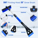 Extendable Car Snow Brush with Ice Scraper and Comfortable Grip 4 69255 bc2b49