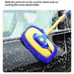 Telescoping Car Wash Mop with Retractable Handle and Flexible Brush Head 7 69264 b1ddb8