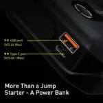 1000A 12V Portable Car Jump Starter Power Bank with LED Display and USB Ports 6 69808 fb7fa2
