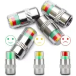 4-Piece Car Tire Pressure Gauge Cap 5 70347 da4a56
