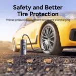 Portable 30W Wireless Car Tire Inflator – Double Cylinder Air Pump for Car & Bike 5 70577 e6e65c