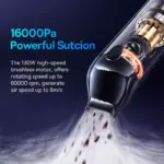 Powerful Wireless Car Vacuum Cleaner with 16000Pa Suction and Cyclone Technology 5 70628 5c9188
