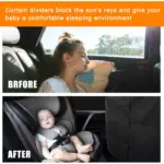 Car Sun Shade Side Window Curtain 4 70945 5d8ba4