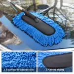 Adjustable Car Washing Mop with Microfiber Brush & Dust Remover Kit 9 71070 e59820