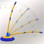 Adjustable Telescoping Car Wash Mop with Super Absorbent Chenille Brush Head 7 71079 e5983f