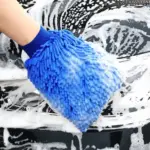 Double-Sided Chenille Microfiber Car Wash Mitts - Set of 2 7 71479 40a610