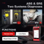 Professional OBD2 Car Diagnostic Scanner with ABS, SRS, EPB, Oil Reset 6 71861 d7679d