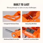 Portable 12V Electric Scissor Jack 3 Ton/6600 lbs for SUV & Sedan Tire Change 9 71919 cc7fd3