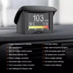 Universal OBD2 Digital Car Computer Meter 4 71950 a4f111