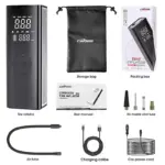 Portable Electric Tyre Inflator Pump with LED Lamp 10 72036 910762