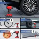 Portable Digital Tire Inflator – Handheld, Wireless, Rechargeable Air Compressor 8 72037 060f5d