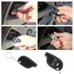 Compact Keychain Digital Tire Pressure Gauge with LCD Display 7 74499 89f029