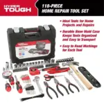 118-Piece Repair Kit with Durable Case 4 74572 62bf32