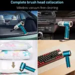 90000PA Wireless Handheld Car Vacuum Cleaner 6 75516 792a2a