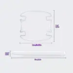 Transparent Car Door Handle & Mirror Protection Strips 8 75696 a4be2d