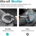Compact Multi-Functional Car and Home Duster with Microfiber Head 7 76517 d63dab