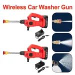 Wireless High-Pressure Car Washer 100W, 25BAR, 1500mAh with Multi-Function Adjustable Nozzle 4 76670 426e50