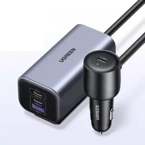 130W Multi-Port Fast Car Charger with GaN Technology