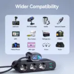 139W 7-in-1 Fast Charging Car Charger with PD/QC3.0 & Multi USB Ports 9 76987 a2dbfa