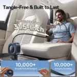 45W Dual USB-C Fast Car Charger with Retractable Cable 5 77157 25acc2