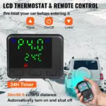 12V 8KW Diesel Air Heater with LCD & Remote for Truck, RV, Boat, Trailer 7 77201 2c1add