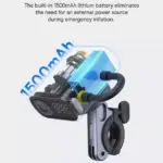 Portable Electric Tire Inflator 150PSI Mini Air Pump for Bikes and Cars 6 77304 92d8ed