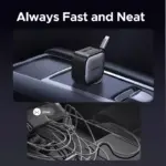 USB-C Car Charger 145W with Retractable Cable & Fast Charging 7 77486 0b5327
