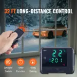 12V Diesel Air Heater 5/8KW with LCD Remote & Silencer for Car Truck RV 4 77554 77265d