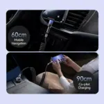 Super Fast 60W USB-C PD Telescopic Car Charging Cable for iPhone & Android 7 77815 478d78