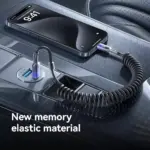 Super Fast 60W USB-C PD Telescopic Car Charging Cable for iPhone & Android 4 77815 93dcca