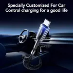 Super Fast 60W USB-C PD Telescopic Car Charging Cable for iPhone & Android 6 77815 ff381a