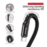Retractable USB Type C Cable 2A Fast Charge | Spring Coiled Charging Wire 4 78106 da7d77