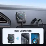 USB Bluetooth 5.4 Car Audio Receiver with Dual Mics & Noise Cancelling 7 78137 18fe92