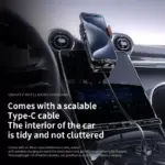 66W Car Phone Holder with 15W Wireless Charger & Infrared Touch Control 7 78379 d8ede2
