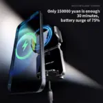 66W Car Phone Holder with 15W Wireless Charger & Infrared Touch Control 5 78379 f358db