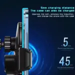 Wireless Car Phone Holder with 15W Fast Charging & Auto-Align Clamp 8 78398 195223