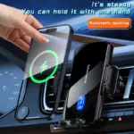 Wireless Car Phone Holder with 15W Fast Charging & Auto-Align Clamp 5 78398 8e09cd