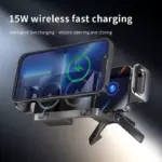 15W Wireless Car Charger Mount with Auto Rotation & Fast Charging 6 78441 61e279