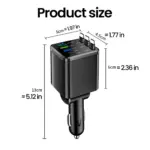 7-in-1 Fast Car Charger with Retractable Cable 9 78790 53dcf3