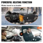 8KW 12V Diesel Air Heater with LCD Control, Silencer & 2.6 Gal Fuel Tank 5 78903 0fe62a