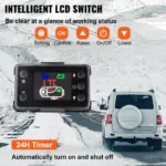 8KW 12V Diesel Air Heater with LCD Control, Silencer & 2.6 Gal Fuel Tank 7 78903 8ad35e