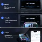 Bluetooth 5.3 FM Car Transmitter with Dual Mics, PD 30W & QC 18W Fast Charger 8 78912 f9d7c1