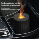 Flame Effect Aromatherapy Diffuser & USB Car Air Humidifier Mist Maker 5 78930 e02f07
